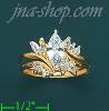 14K Gold Ladies' CZ Ring