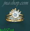 14K Gold Ladies' CZ Ring