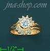 14K Gold Ladies' CZ Ring