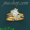 14K Gold Ladies' CZ Ring