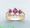 14K Gold Ladies' CZ Ring