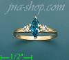 14K Gold Ladies' CZ Ring