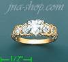 14K Gold Ladies' CZ Ring