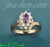 14K Gold Ladies' CZ Ring