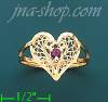 14K Gold Ladies' CZ Ring