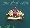 14K Gold Ladies' CZ Ring