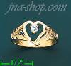 14K Gold Ladies' CZ Ring