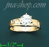 14K Gold Ladies' CZ Ring