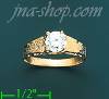 14K Gold Ladies' CZ Ring