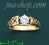 14K Gold Ladies' CZ Ring