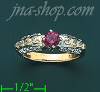 14K Gold Ladies' CZ Ring