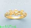 14K Gold Ladies' CZ Ring