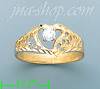 14K Gold Ladies' CZ Ring