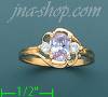 14K Gold Ladies' CZ Ring