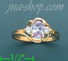 14K Gold Ladies' CZ Ring