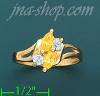 14K Gold Ladies' CZ Ring