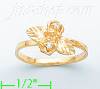 14K Gold Ladies' CZ Ring