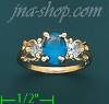 14K Gold Ladies' CZ Ring