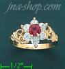 14K Gold Ladies' CZ Ring