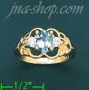 14K Gold Ladies' CZ Ring