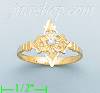 14K Gold Ladies' CZ Ring