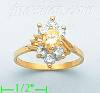 14K Gold Ladies' CZ Ring