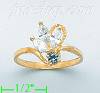 14K Gold Ladies' CZ Ring