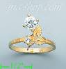 14K Gold Ladies' CZ Ring