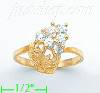 14K Gold Ladies' CZ Ring