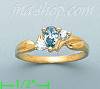 14K Gold Ladies' CZ Ring