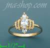 14K Gold Ladies' CZ Ring