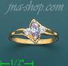 14K Gold Ladies' CZ Ring