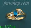 14K Gold Ladies' CZ Ring