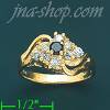 14K Gold Ladies' CZ Ring