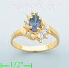 14K Gold Ladies' CZ Ring