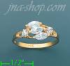 14K Gold Ladies' CZ Ring