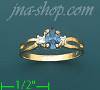 14K Gold Ladies' CZ Ring