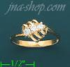 14K Gold Ladies' CZ Ring