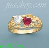 14K Gold Mother's CZ Ring