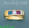 14K Gold Mother's CZ Ring