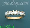 14K Gold Mother's CZ Ring