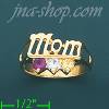 14K Gold Mother's CZ Ring