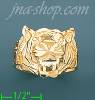 14K Gold Tiger Dia-Cut Ring