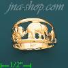 14K Gold Ladies' Dia-Cut Ring