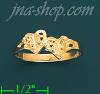 14K Gold Ladies' Dia-Cut Ring