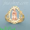 14K Gold 3Color Dia-Cut Ring