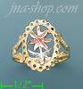 14K Gold 3Color Dia-Cut Ring