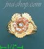 14K Gold 3Color Dia-Cut Ring