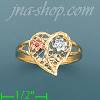 14K Gold 3Color Dia-Cut Ring