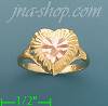 14K Gold 3Color Dia-Cut Ring